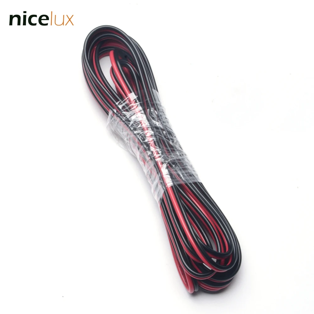 

10ft 3m 20AWG 2 Pin Extension Cable PVC Insulated Stranded Wire Electric Cable Copper Wire for 3528 5050 LED Strip Light