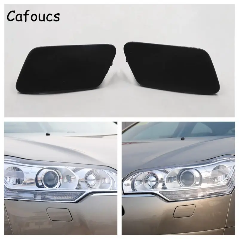 Cafoucs автомобильный налобный фонарь с водяным распылителем для Citroen C5 2009-2012 колпачки для омывателя фар