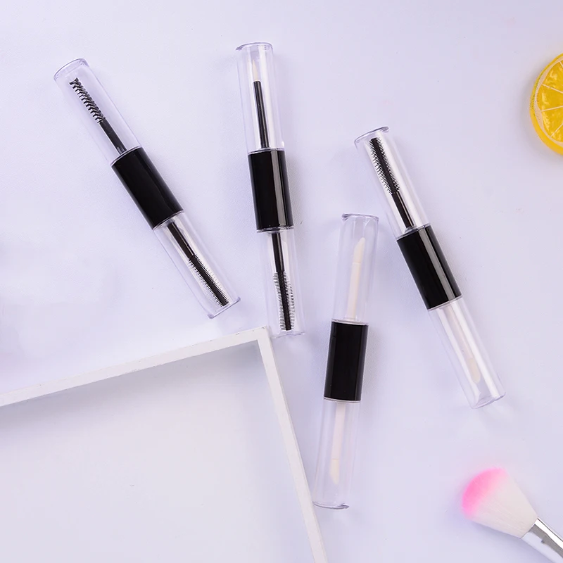 

DIY Double Sides Clear Lipstick Packaging Container Makeup Lip Balm Packing Bottles Empty Double Head Lip Gloss Tubes