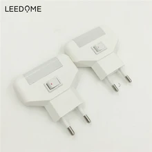 1 шт. светодиодный ночник для детей, 220 В переменного тока, 230 В, синее Освещение для дома, аварийные лампы, ЕС вилка, для спальни, художественное освещение