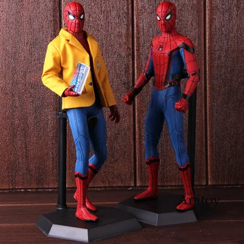 

Crazy Toys Spiderman Homecoming Action Figure Spider-Man Deluxe Version 1/6th Scale Collectible Figure Model Toy