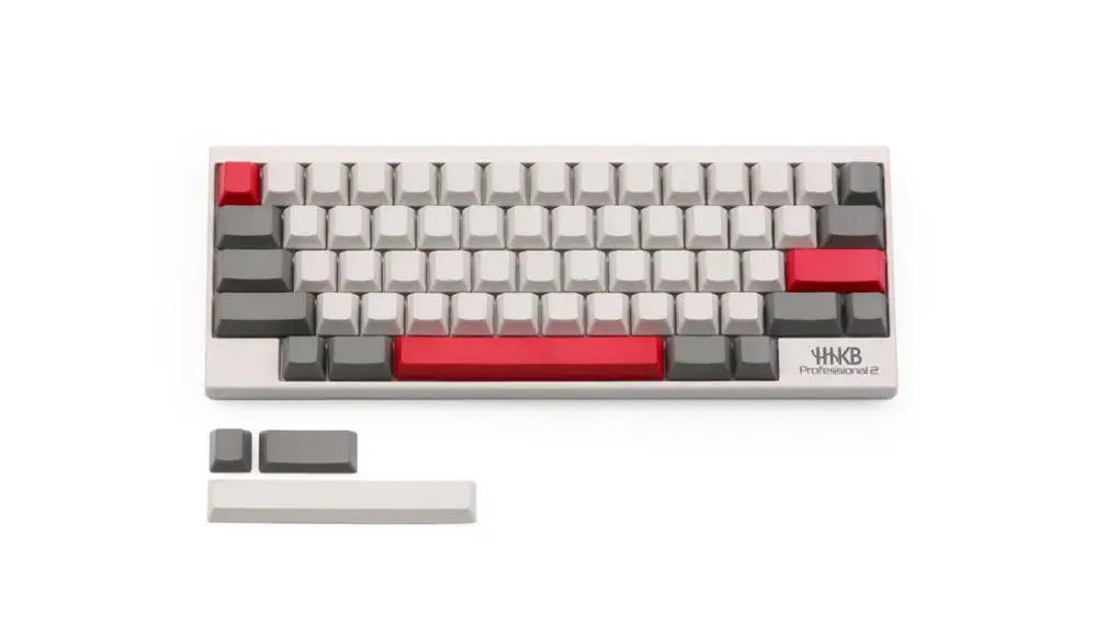 EC пустой серый и молочный keycap PBT OEM 63 ключи в красный Esc введите пробел для Topre ANSI макет электростатического емкостная клавиатура - Цвет: EC Blank GMR 63 keys