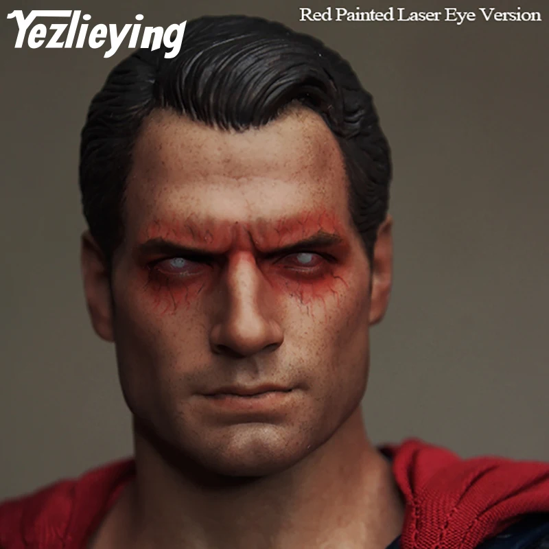 Superman War Batman Henry Carville head engraved red-eye version of the fine men's 1/6 head custom men's head sculpture model french sculpture following the franco prussian war 1870 80