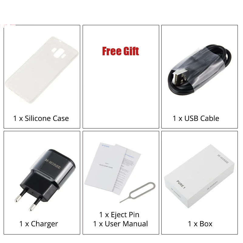 M horse Pure 1 4G смартфон 5 7 дюймов Android 0 MTK6737 четырехъядерный 3 ГГц ГБ 32 две задние