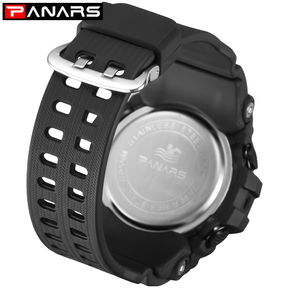 Panars Men Army Digital Watch Waterproof Mens Watch Reloj Led Digital Sports Wristwatch Male Gift Analog Automatic Watches Male