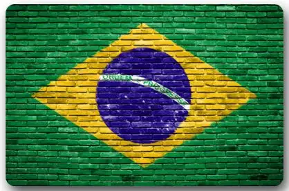 Memory Home Fashion Decorative Brazilian Brazil Flag Doormats