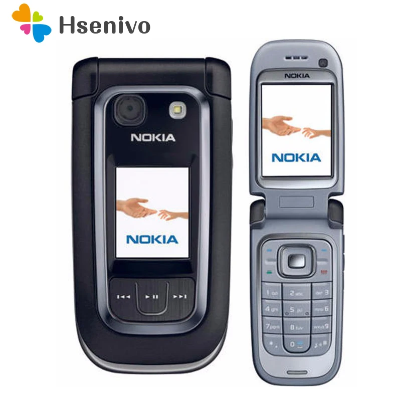 100% Original Unlocked Nokia 6267 Filp Unlocked Mobile Phone Quad-Band Phone Russian Keyboard refurbished Free shipping