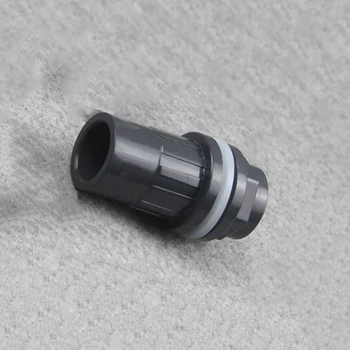 

DIY 32mm Inner Diameter UPVC Inlet Outlet Fitting Joint Head Water Pipe Fitting Connector For Aquarium Fish Water Tank