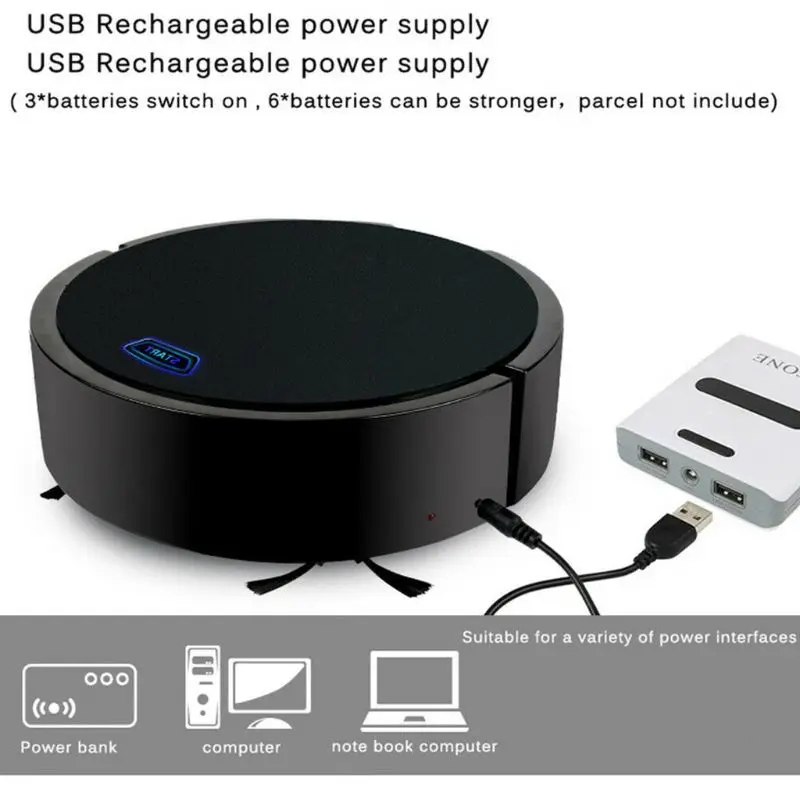 USB Перезаряжаемый умный автоматический напольная пыль грязи подметания робот вакумный очиститель уборщик для домашнего офиса использования