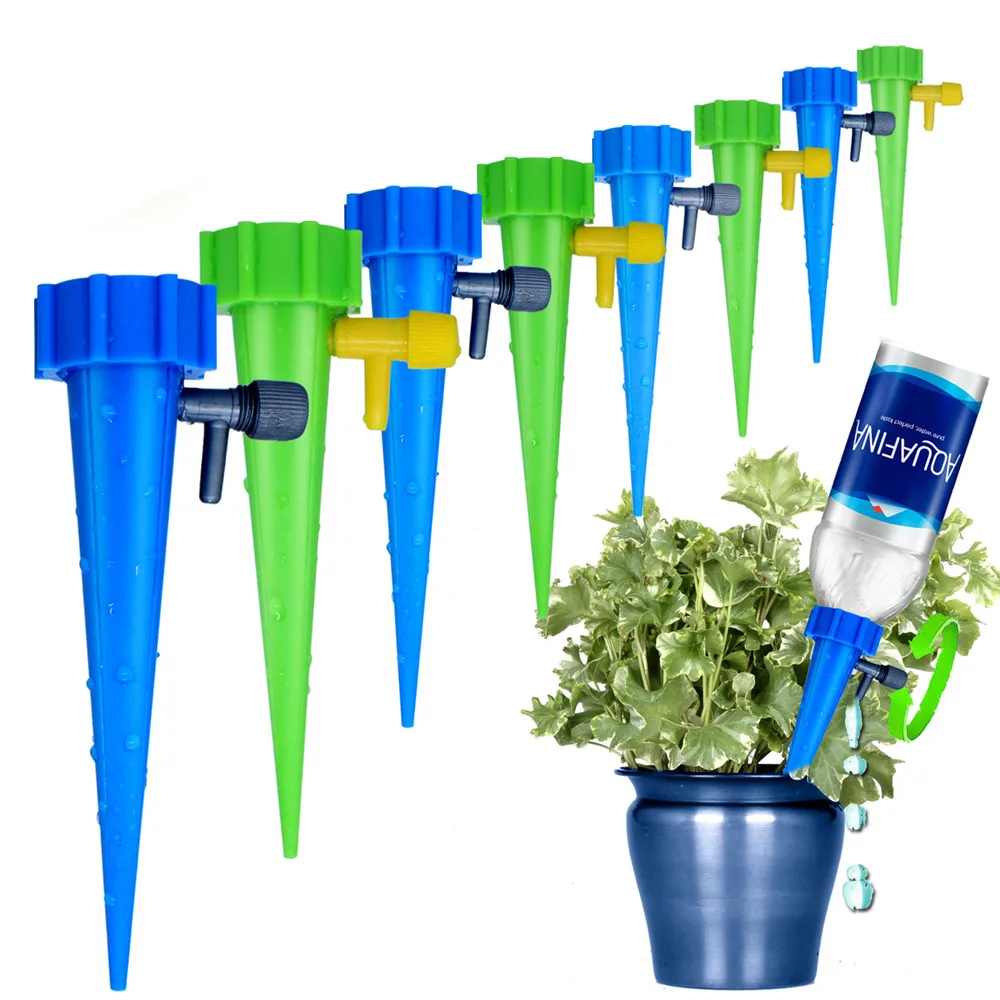 

1PC Plant Self Watering Adjustable Stakes System Vacation Plant Waterer Self Automatic Watering Spikes Irrigation System