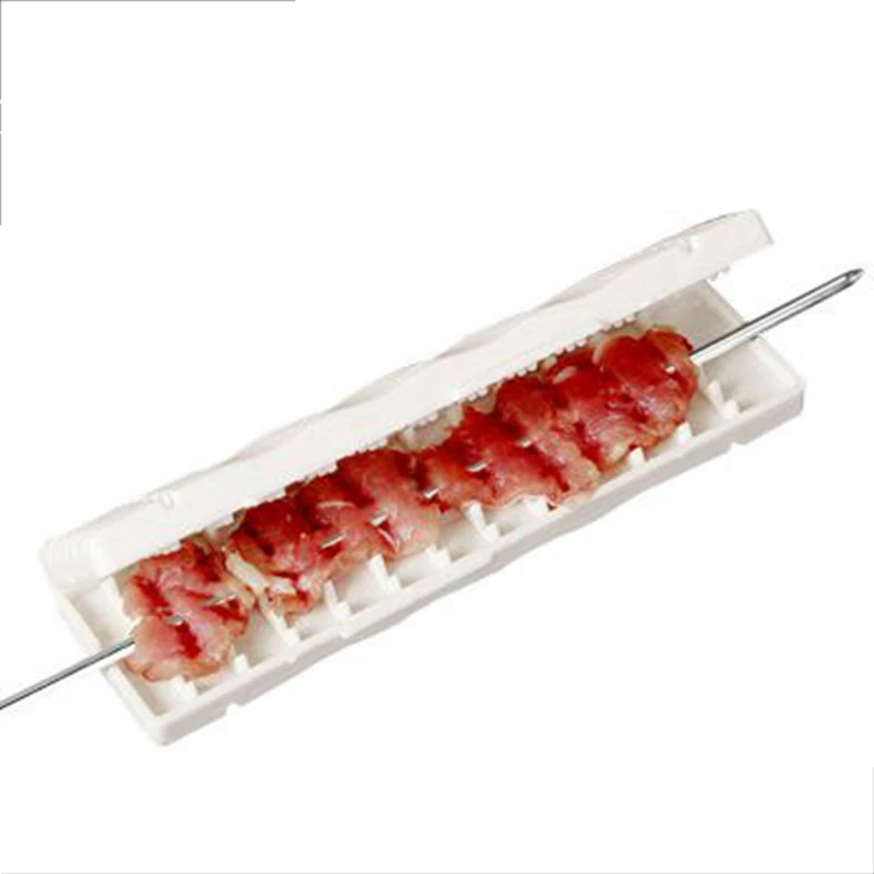 

Barbecue butcher serial meat device wearing string kebabs Multi-function meat-wearing Meat device barbecue tool