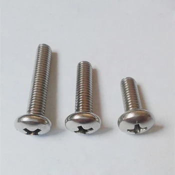 

8#-32 Phillips Screw Round Head Screws Pan Head Bolts Stainless Steel