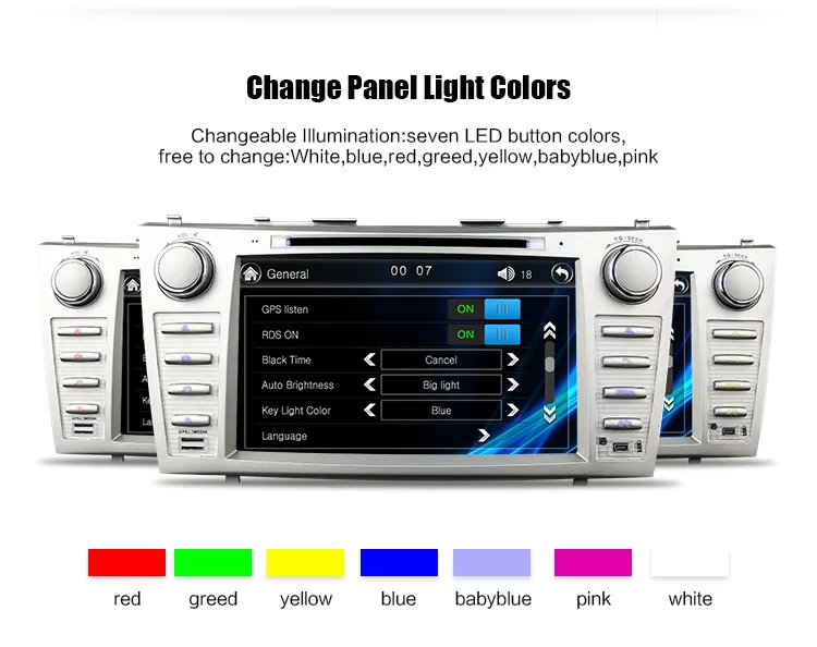 Discount Eunavi 8 inch Car DVD Player GPS Navigation For Toyota Camry 2007 2008 2009 2010 2011 BT Steering wheel control 14