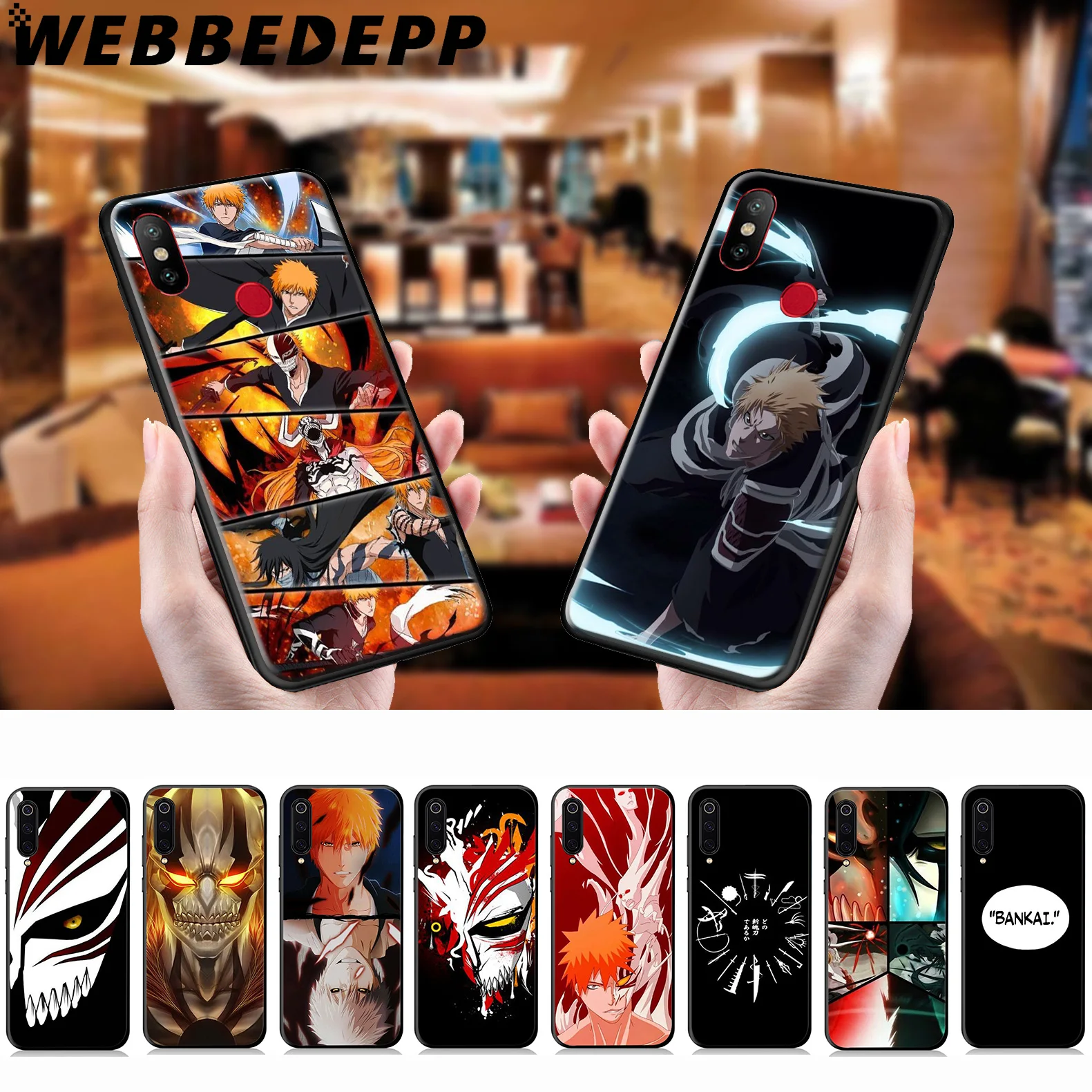 WEBBEDEPP Bleach Аниме мягкий чехол для Xiaomi Mi 9T 9 8 SE 6 A1 A2 A3 Lite MiA1 MiA2 MiA3 F1 MAX 3 Mi8 CC9E CC9 |
