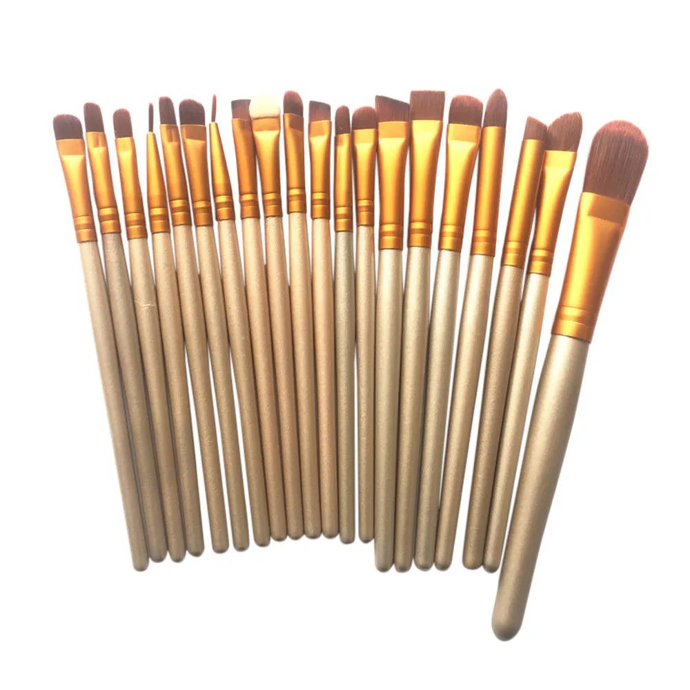 

New Fashion Style 20pcs Makeup Brushes Set Kit Foundation Powder Eyeshadow Eyeliner Lip Brush Tool pincel maquiagem zsmw