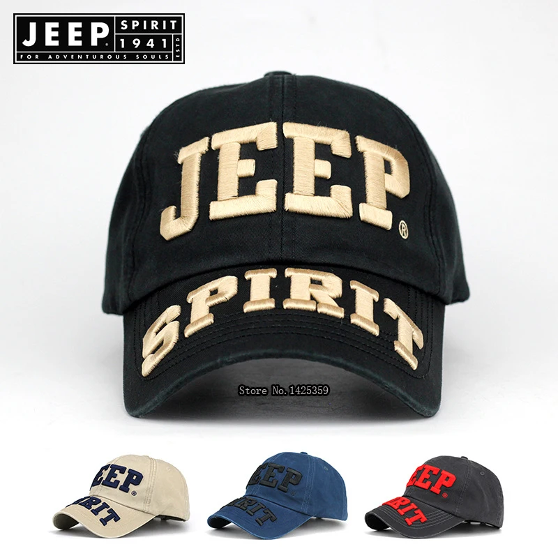 Online JEEP GEIST Neue Design Baseball Kappe Männer Marke Casual Baumwolle Frauen Caps Unisex Caps Outdoor Snapback Kappe Einstellbar Papa Hut