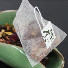 PLA биоградуированное ситечко для чая кукурузные волокна чайные пакетики квадрат угол пирамидальной формы термоуплотнительный фильтр чайные пакетики пищевого качества