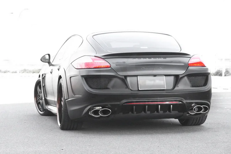 2010-2013 Porsche Panamera Wald  Sports Line Black Bison Edition Style Trunk Spoiler FRP (13)