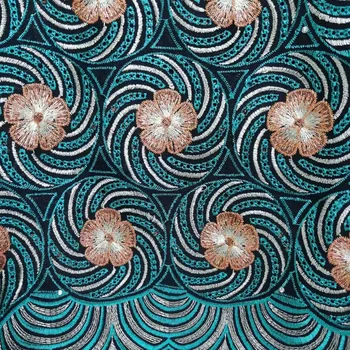 

African Swiss Voile Lace In Switzerland 100% Cotton Lace Trim With Rhinestones wholesale Eyelet Circle Big voile lace 163