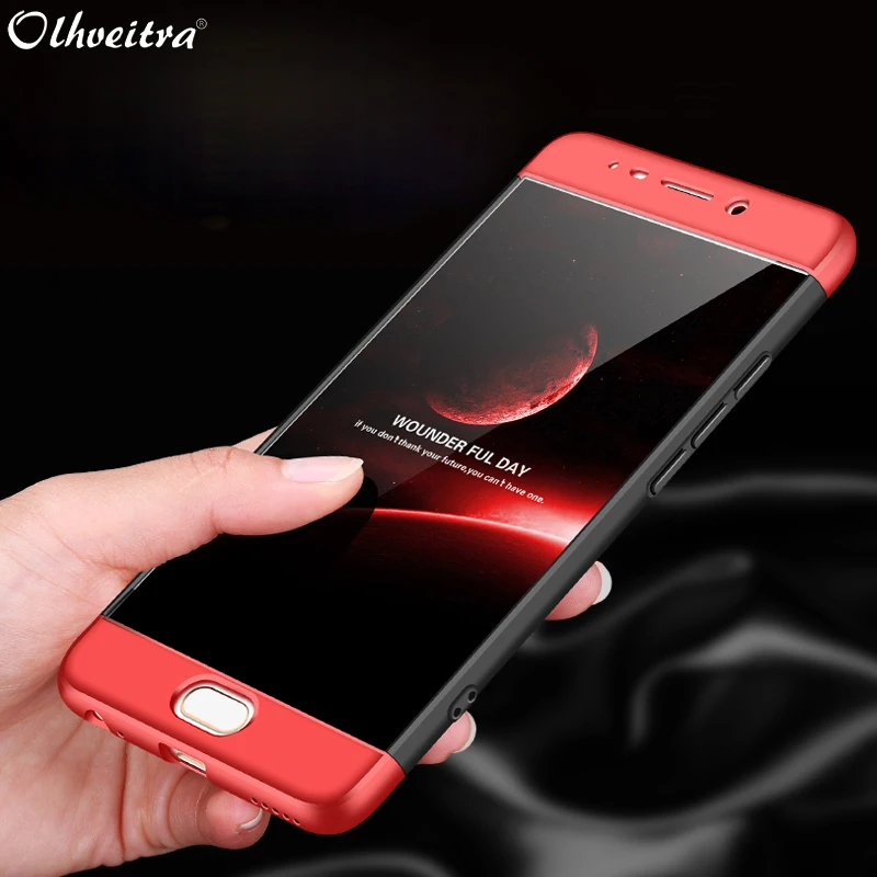 

360 Degree Full Back Cover For Meizu M6 Note Case 3 In 1 Hard PC Cases Protector Original Case For Meizu M6 Note Meilan Note 6