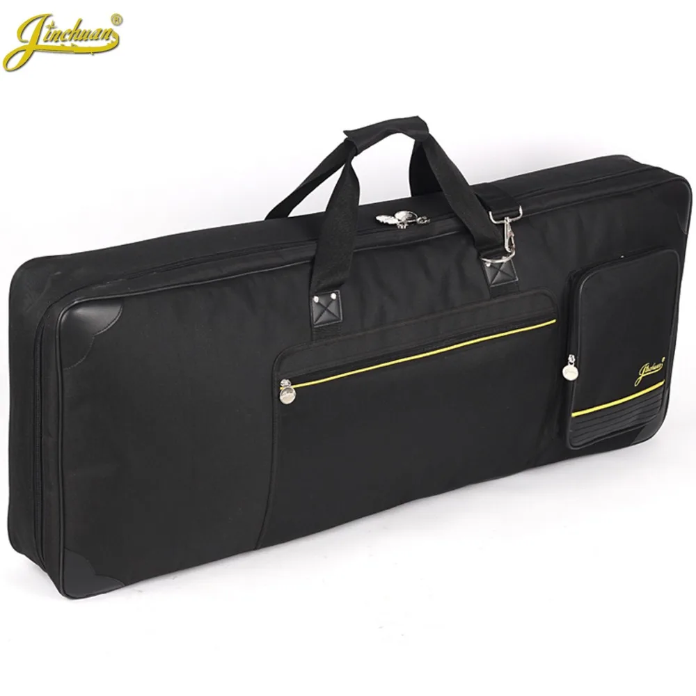 

Good quality professional Portable waterproof 61 key keyboard electric organ piano package padded bag soft cases gig cover black