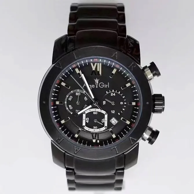 

Luxury Brand New Men Watch Stainless Steel Rose Gold Silver Black White Chronograph Sapphire Waterproof Stopwatch Watches AAA+