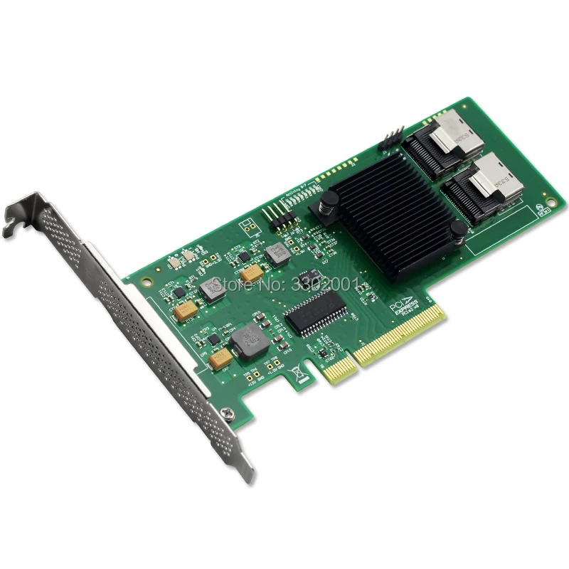 

LSI OEM SATA/SAS LSI 9211-8i LSI00194 8port 6Gb/s PCI-Express 2.0 RAID Controller Card, SAS HBA, SAS Cable not included