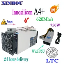 Asic шахтер Innosilicon A4+ 620 м Litecoin SCRYPT LTC шахтер(с 1800 Вт PSU) лучше, чем Innosilicon A4 138 м antminer L3 R1-LTC