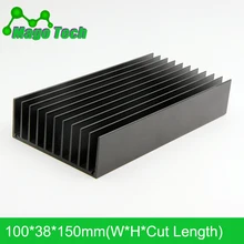 Светодиодный алюминиевый радиатор в виде пластины растут свет радиатор охлаждение Охладитель Fit транзистор IC теплопроводность светодиодный радиатор Электроника