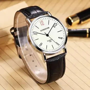 

Top Brand Luxury Blue KINGNUOS Watch Men Watch Fashion Roman Quartz Watch Waterproof Business Wristwatches Relogio Masculino