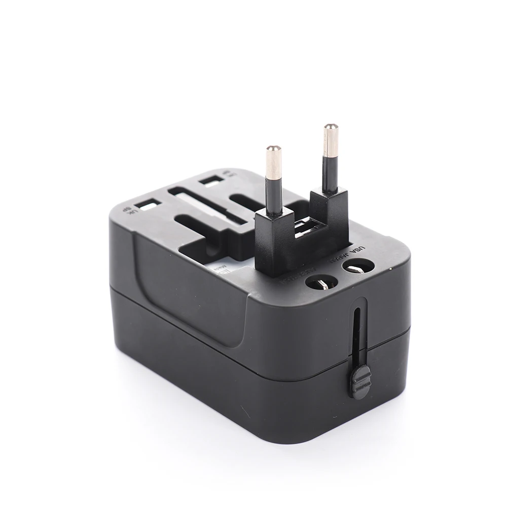 2 USB 2.4A Универсальный глобальный Путешествия Plug адаптер порты и разъёмы США/Великобритания/ЕС/AU разъем для зарядки