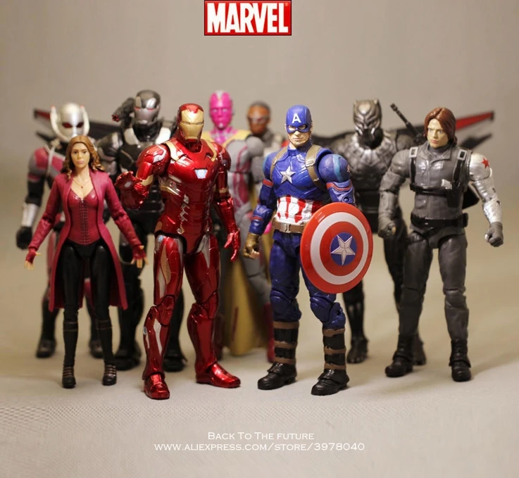 Disney с принтами &quotMarvel&quot &quotМстители&quot 3 Железный человек Человек паук Халк 16 17 см