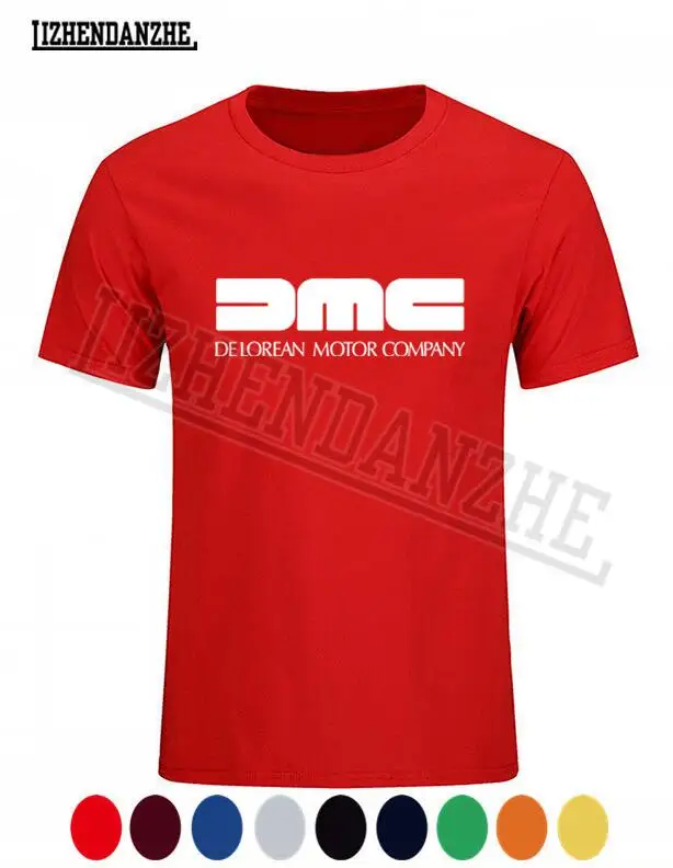 

DMC DeLorean men t-Shirt Back To The Future Film t shirt cotton men short sleeve tee tshirt auto car Short sleeve