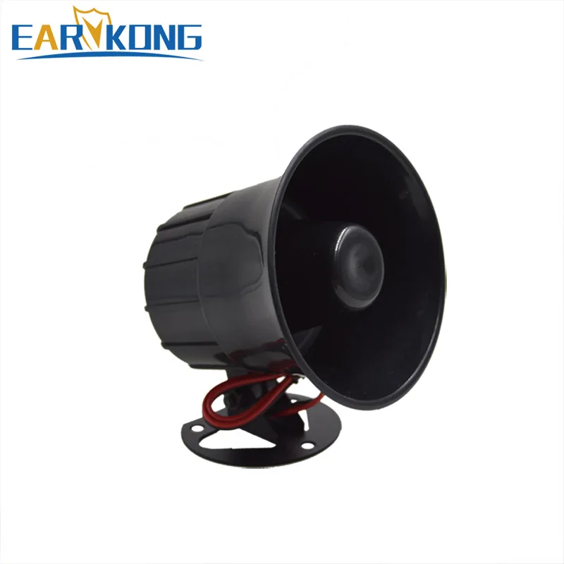 Free shipping High decibel 12v Anti theft alarm Horn FOR family