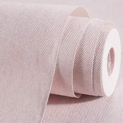 Популярная модель 3d текстура не-тканые Круглые сетки тонкой простой цвет обои спальня высокого класса украшения дома
