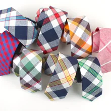 Формальная хлопковая клетка, жаккард Мужские галстуки Галстук для свадебной вечеринки