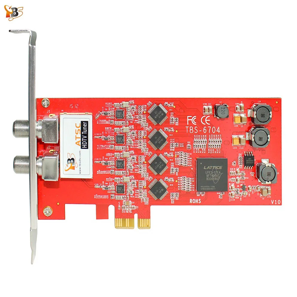 

TBS6704 Quad Tuner ATSC/ Clear QAM PCIe Card