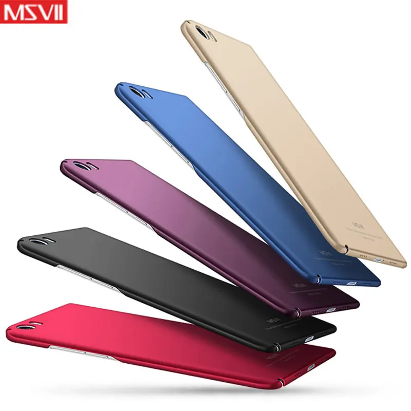 

MSVII Brand For Xiaomi Mi5 Matte Case Hard Coque Back Cover Slim Fashion Phone Cases Xiaomi Mi 5