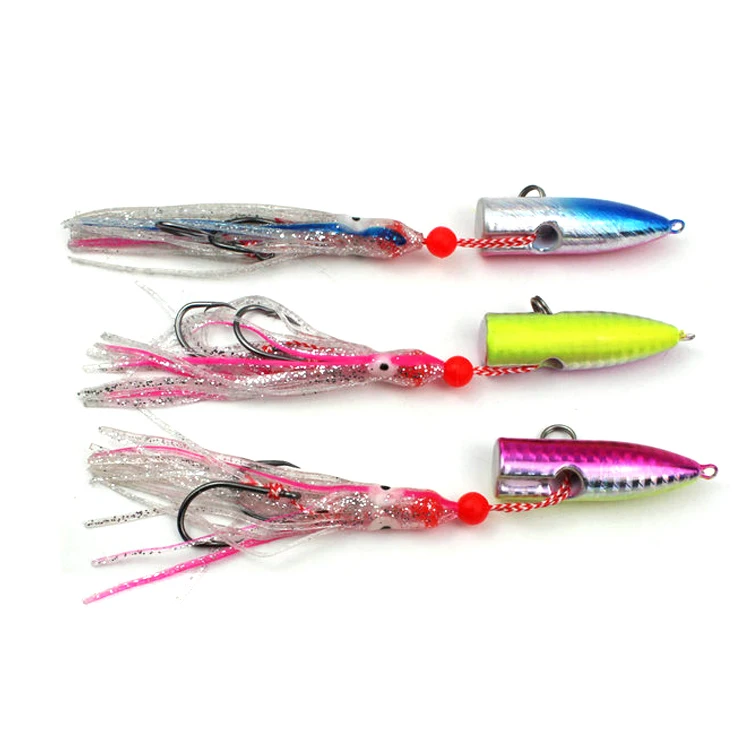 50PCS 60G / 70G / 110G / 150G Wholesale Sinking Lead Jigs Sea Bass