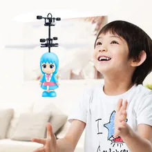 RC Мини инфракрасная Индукционная маленькая фея Миньон Дрон вертолетная батарея 3,7 в Летающий мигающий свет самолет детские игрушки Jly3