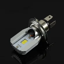 

12W HS1 H4 LED moto high low motorcycle headlight retrofit Honda Suzuki Yamaha Bajaj moped scooter HID bixenon 55W halogen bulb