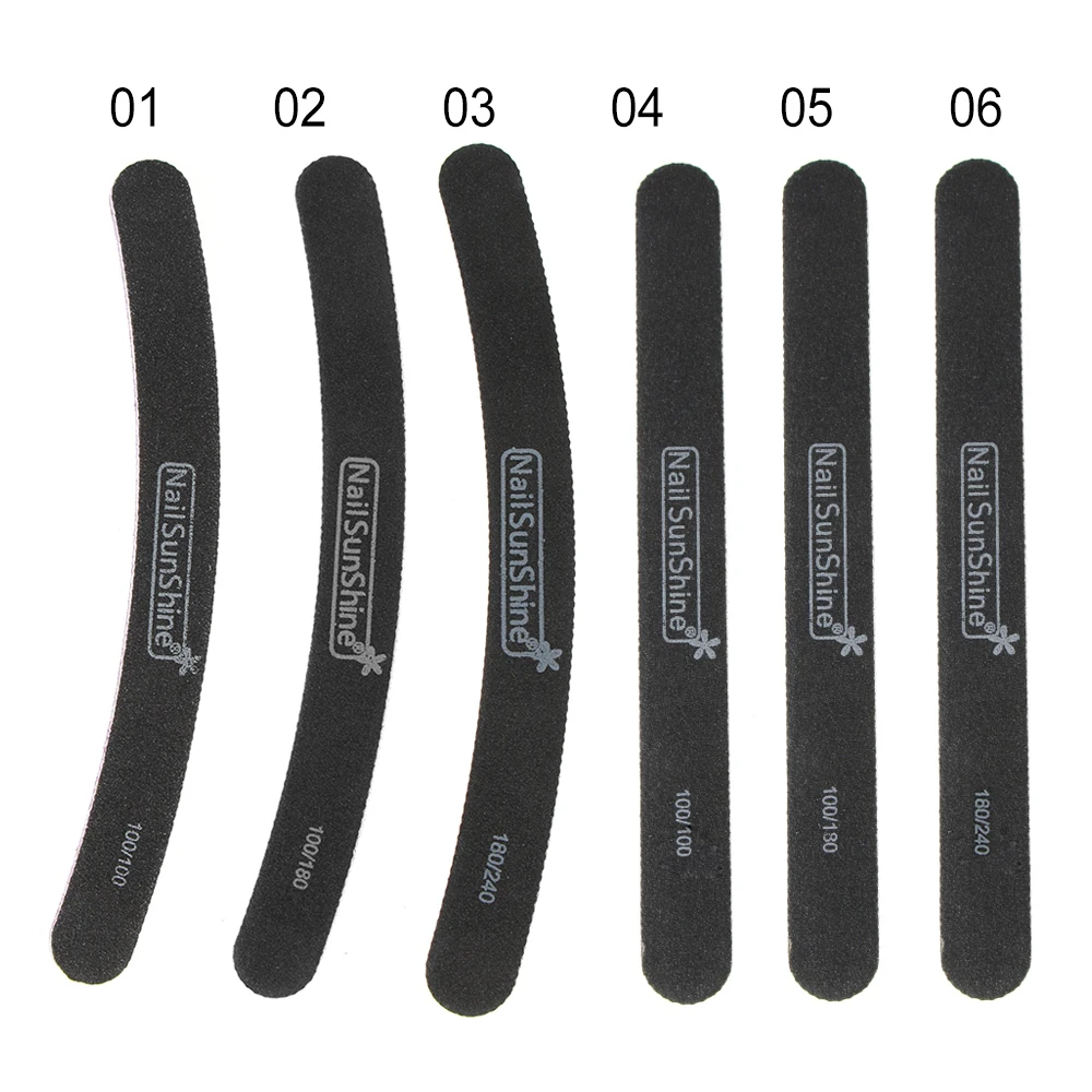 

100/180/240 Nail Files Sanding Buffer Double Sided Pedicure Manicure Accessories Professional Nail Care Beauty Tools DIY Polish