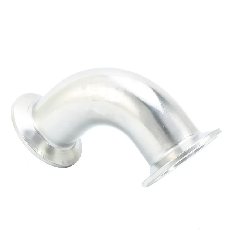 

316L Sanitary stainless steel O.D 19-133 mm polishing Quick connect elbow Clamp type elbow Clamp Elbow Pipe Fittings