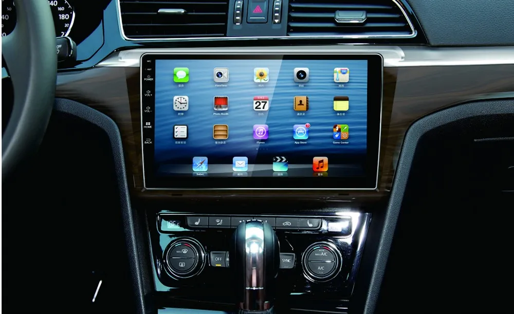 Excellent 10.1 inch Screen Pure Android 5.1.1 Car GPS Navigation Radio System for Volkswagen VW Lamando 2015 18