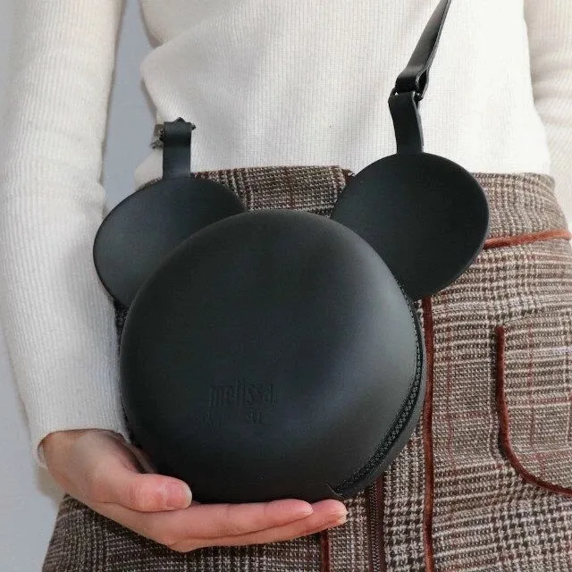 

Melissa Bag Original Cute Mickey Bag 2019 New Girl Jelly Sandals Black Red