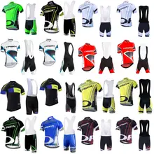 

Men Cycling Jersey 2018 Summer 100% Breathable Racing Bicycle Clothing MTB Bike Bib Shorts Set Wear Maillot Ropa Ciclismo F1401