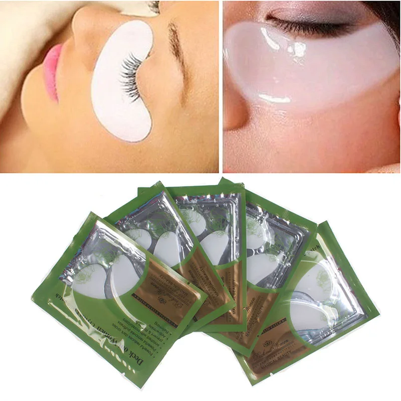 

100PCS=50pairs Collagen Eye Mask Eye Patches For Face Care Dark Circles Remove Gel Mask for the Eyes Ageless Women Eyepad Gel