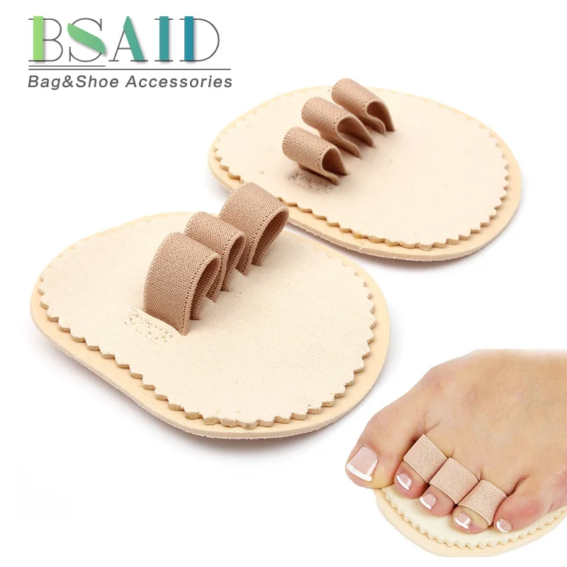

BSAID 1 Pair Soft Toe Separators Orthotics Forefoot Insoles Splint Bunion Corrector Spacer Women Heels Shoe Inserts Shoe Pads
