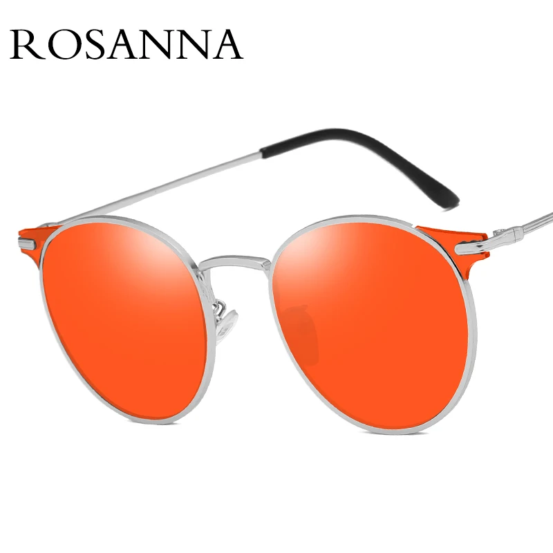 ROSANNA новые модные круглые солнцезащитные очки для женщин винтажные брендовые