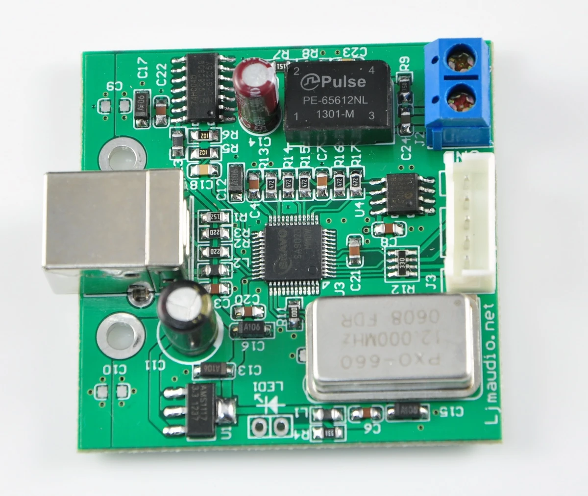 USB-zu-SPDIF-Koaxial-I2S-Prozessor-TE7022-Chip Unterstützt 24-Bit-96K-Sampling-B 